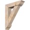 Ekena Millwork Traditional Traditional Smooth Bracket w/ Offset Brace, Douglas Fir, 7 1/2"W x 30"D x 36"H BKT0806X30X36TRA01SDF - alternate 1